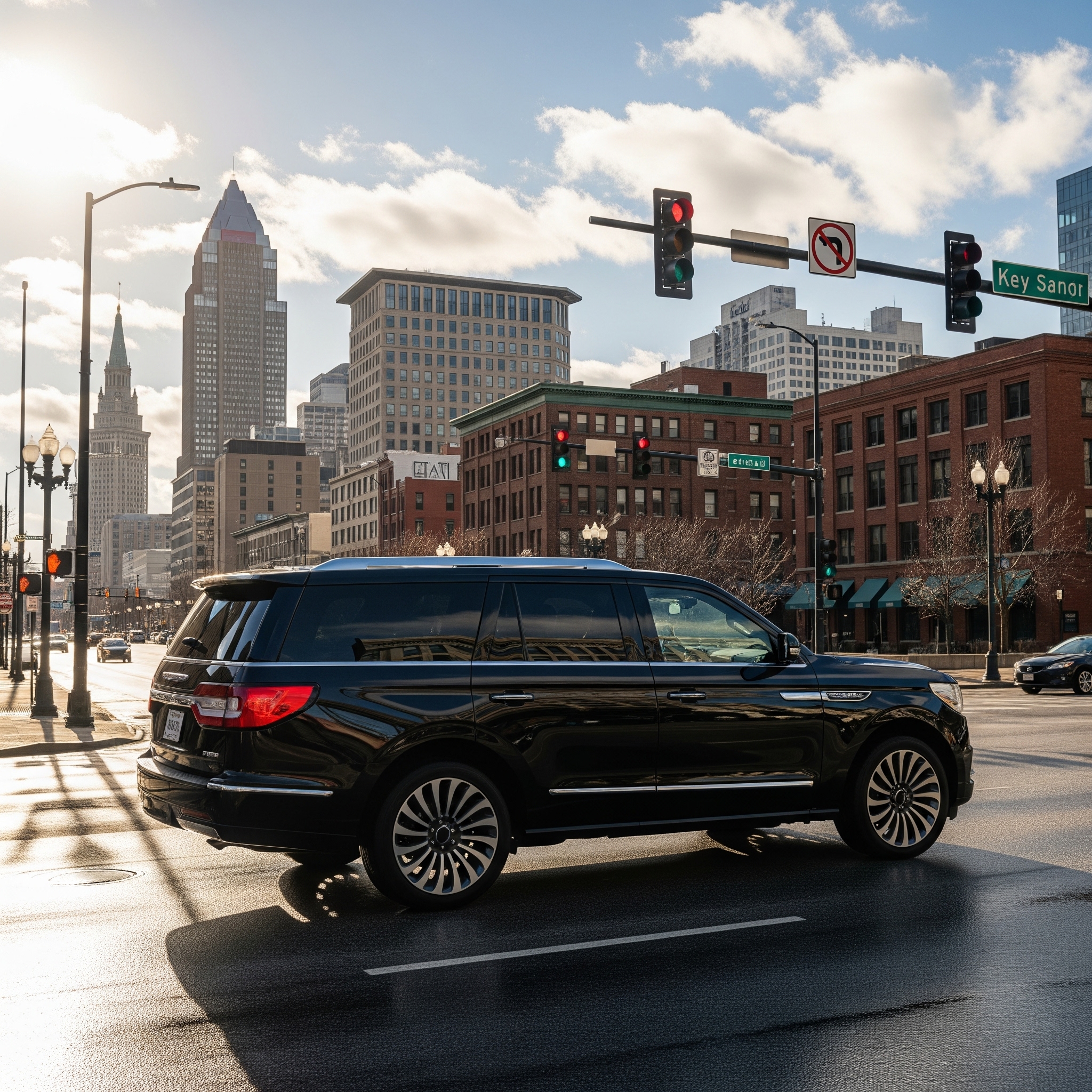 CLE Airport Limo & Black Car Service for Airport Pickup