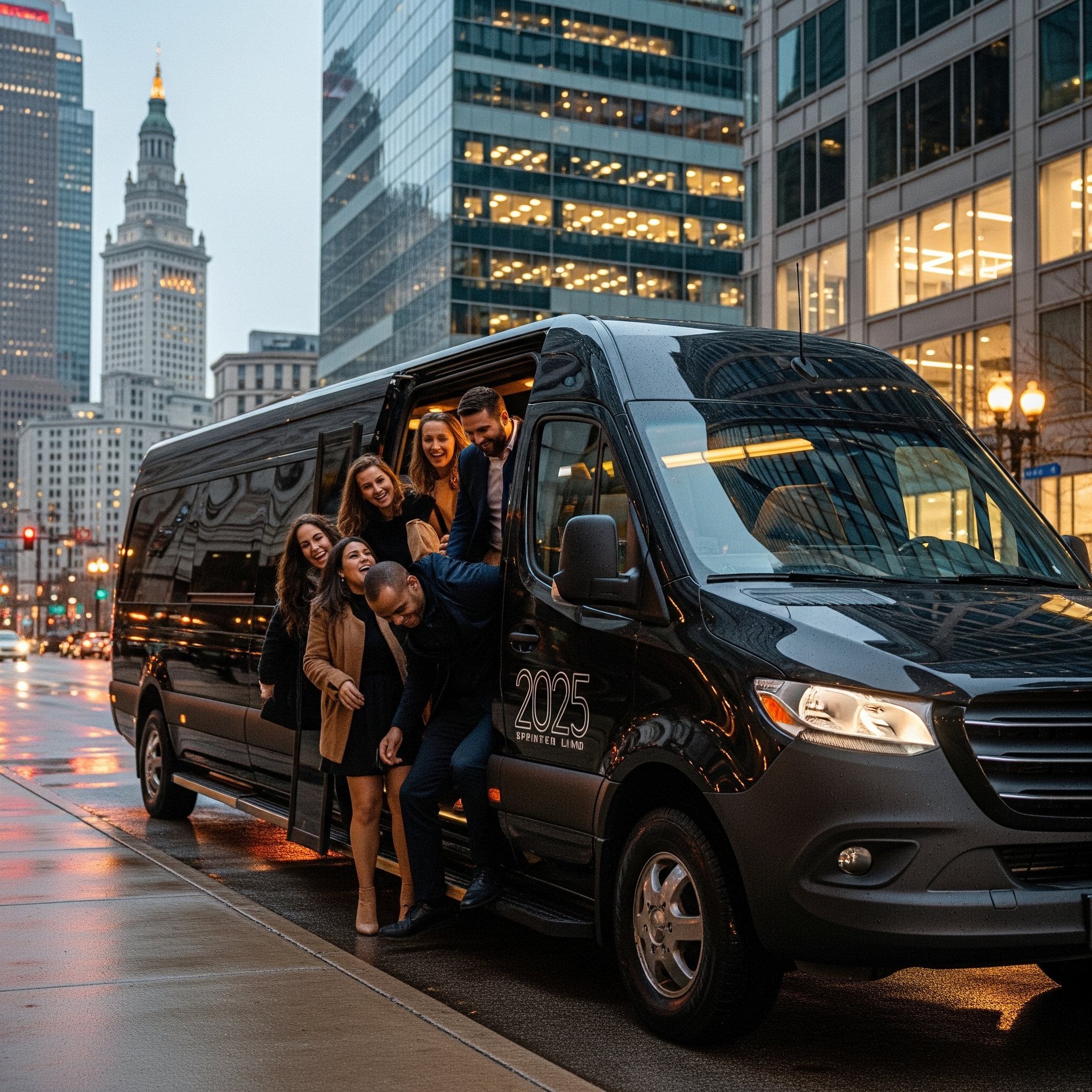 Luxury Sprinter Limo Rental in Cleveland, Ohio