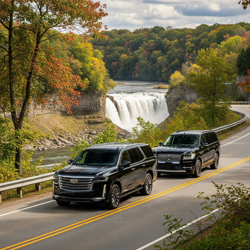 Premium black car and limo service in Cuyahoga Falls